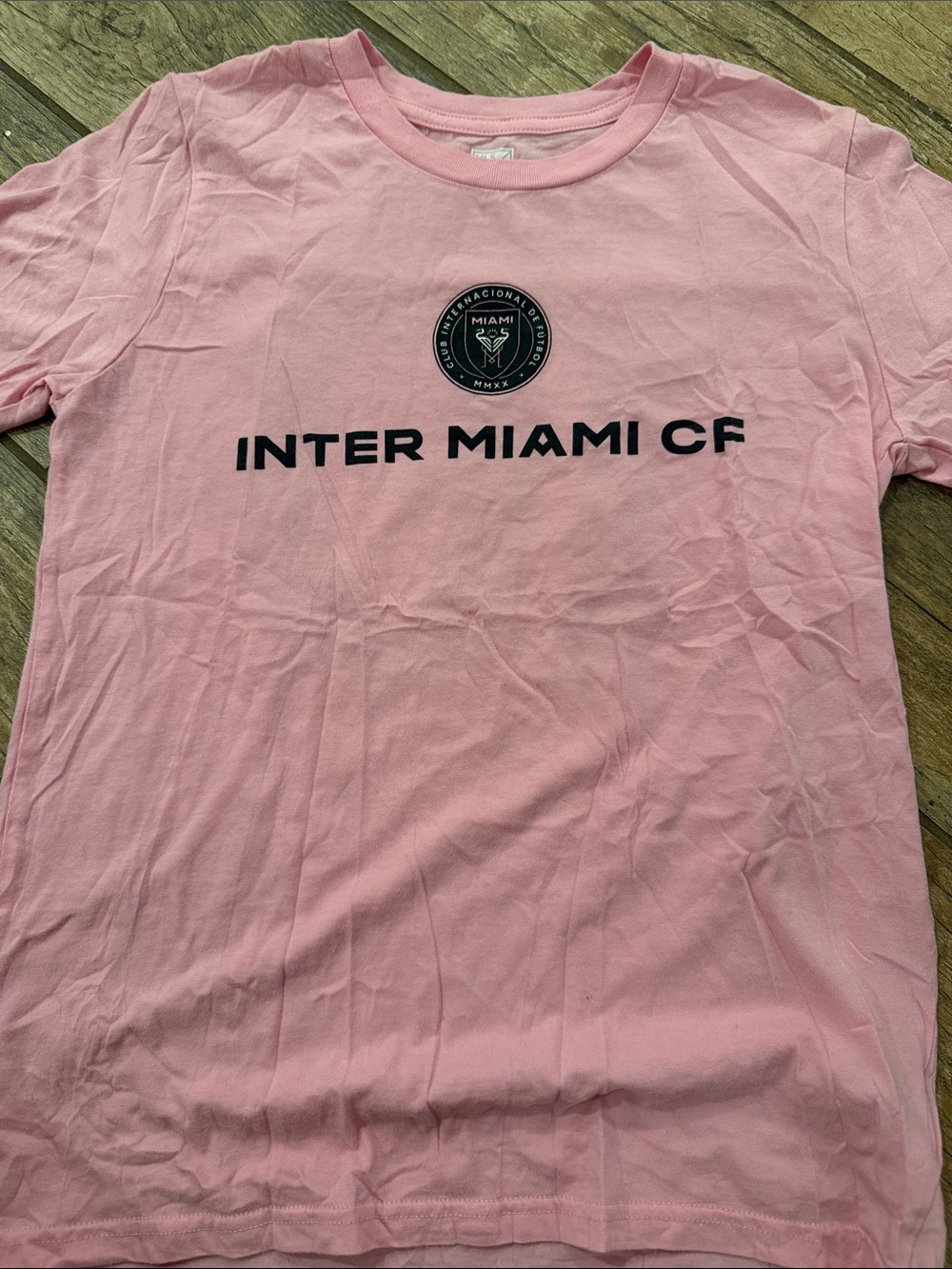 Inter Miami CF Pink Crewneck Short Sleeve Tee